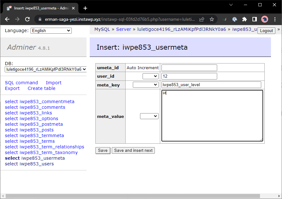 escalating new user's permissions